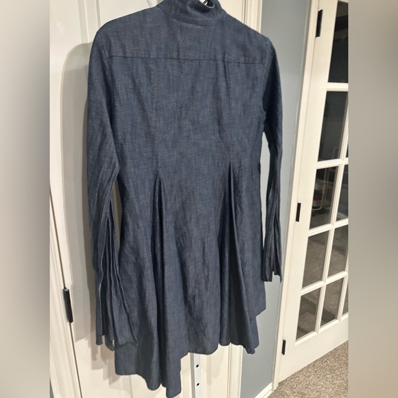 Osman London Size 2 Chic Denim-Like Dress - Picture 3 of 9